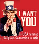 US may be indirectly funding religious conversion in India